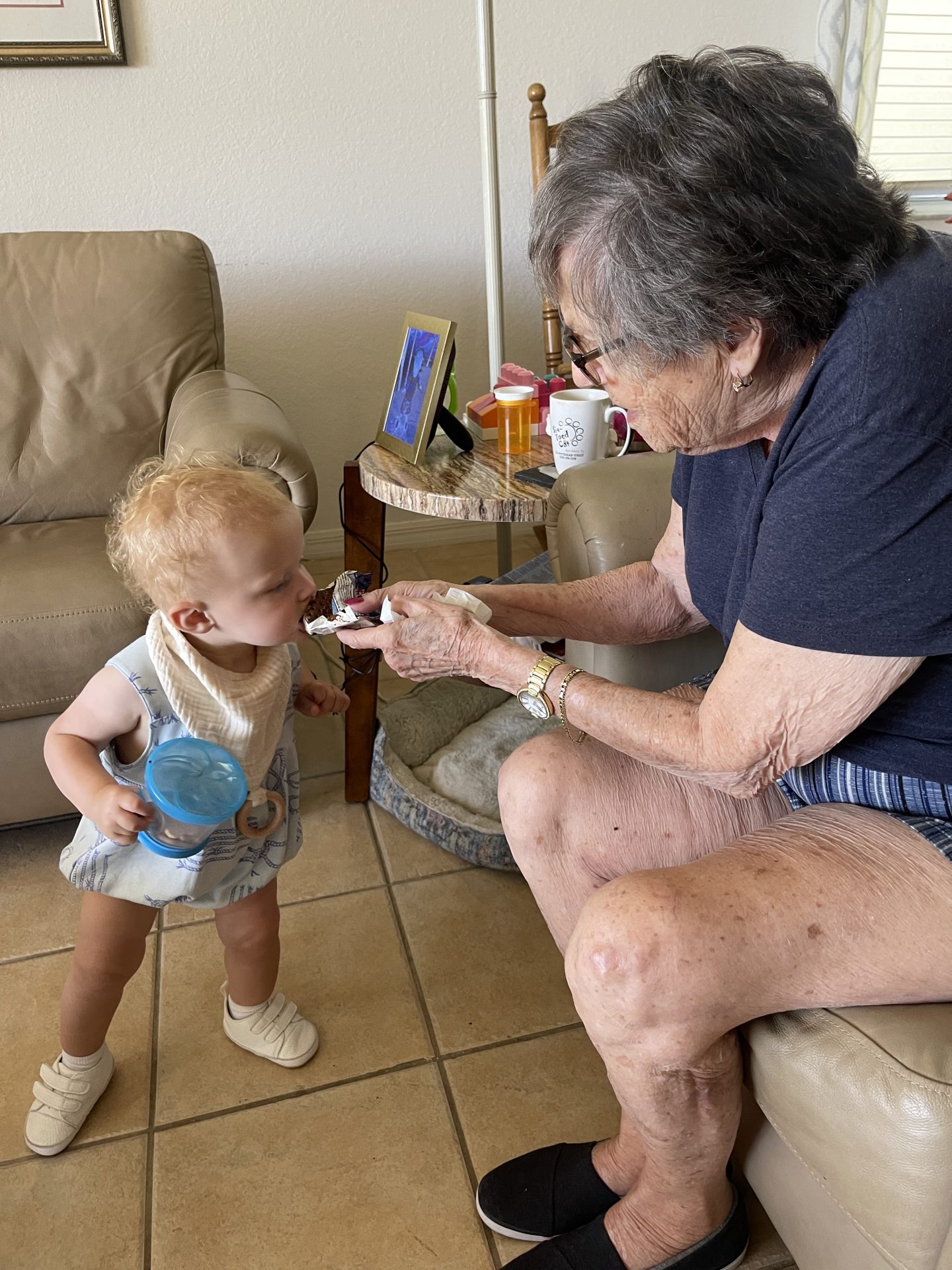 Gavin with great grandma B