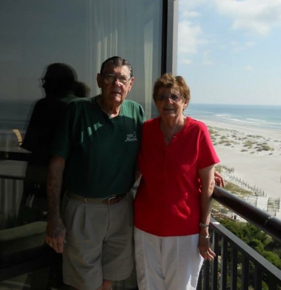 Enjoying Wrightsville beach with Dick