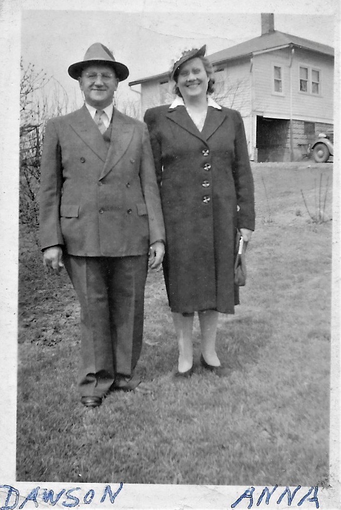 Doris' Parents - Anna & Dawson Grason