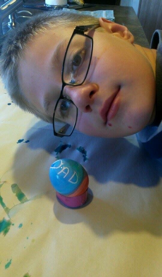 Luke made me an Easter Egg while still in his Arkansas Foster Home.