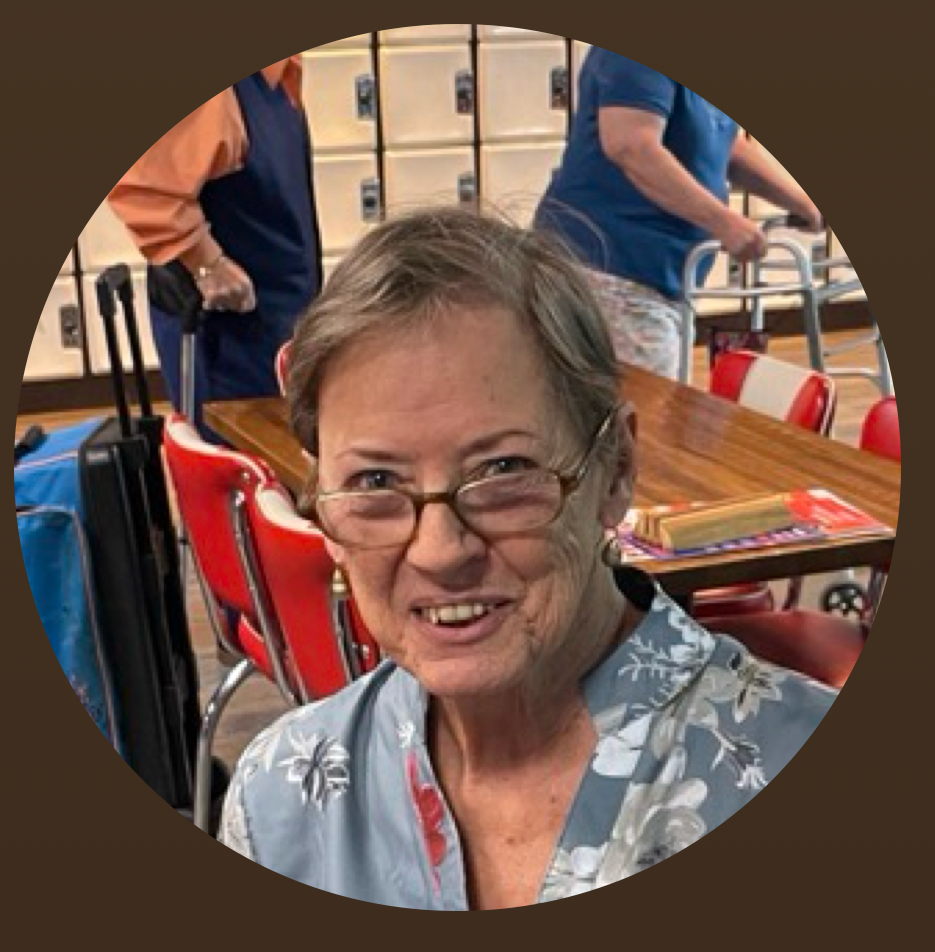 Sandy at the bowling alley. Such a sweet smile.