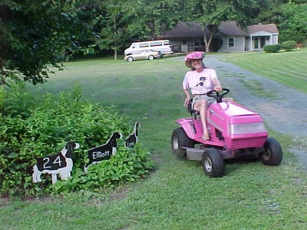 Mom in her Barbie Pink !!