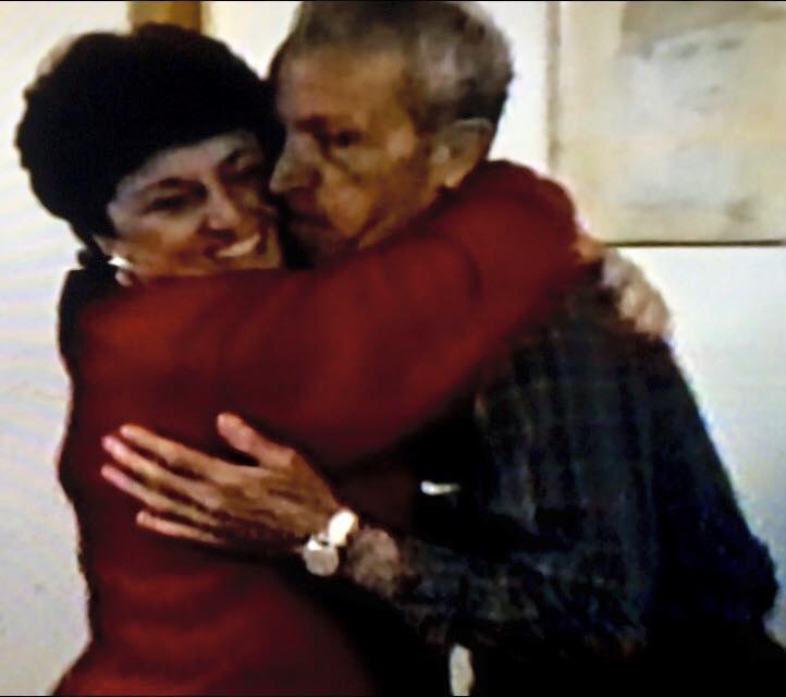 Daddy must be so happy to hold you again.