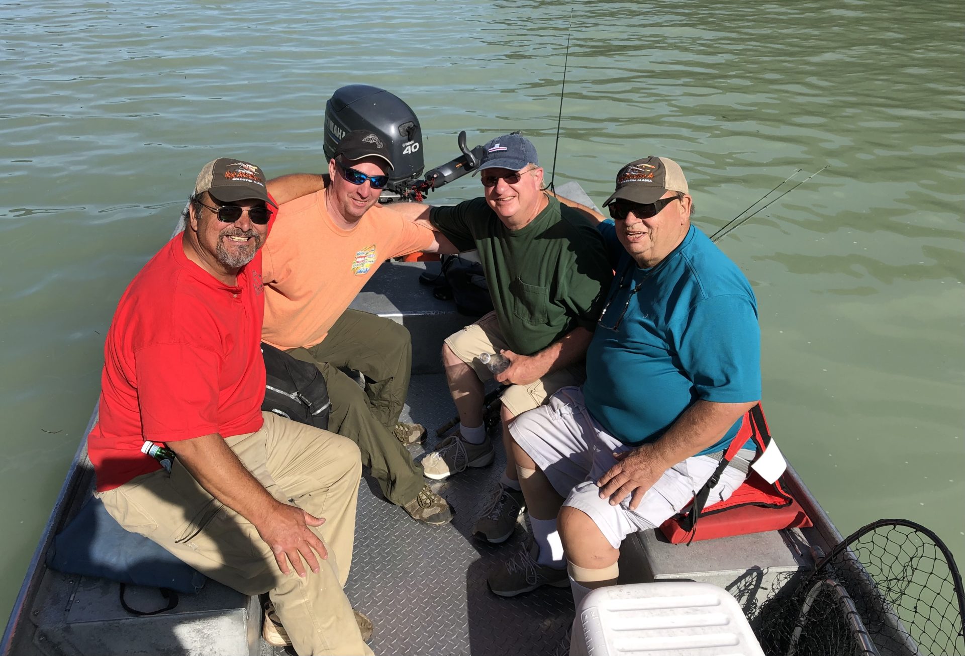 Great fishing with Bill & friends