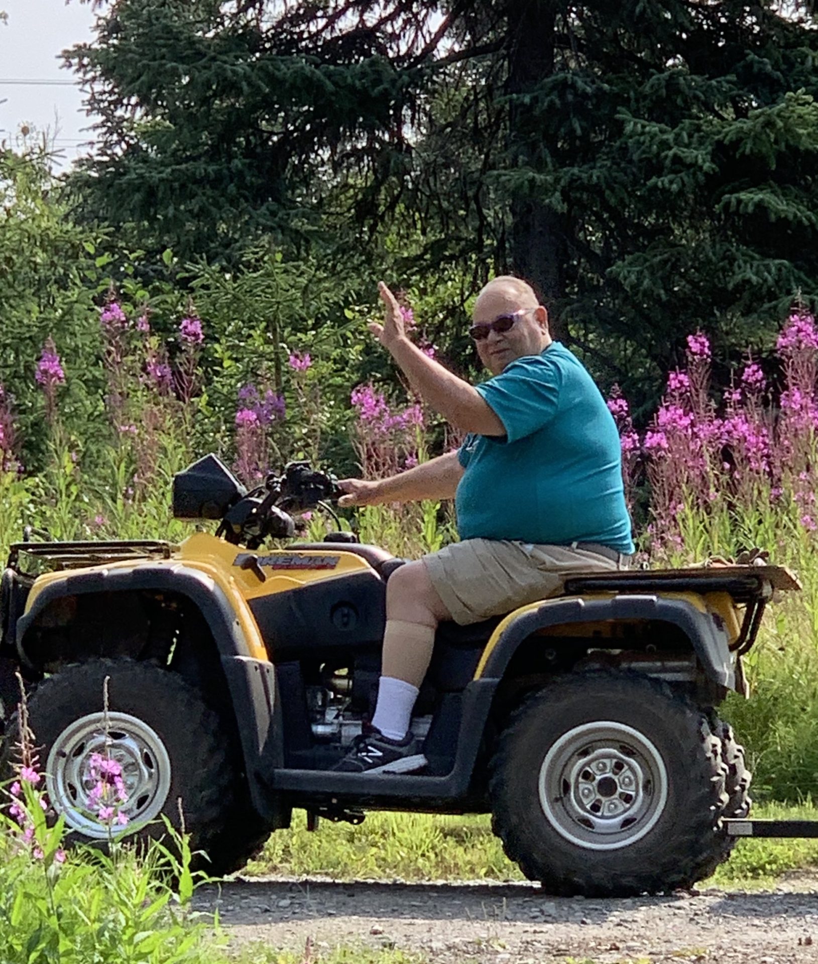 Bill enjoying life