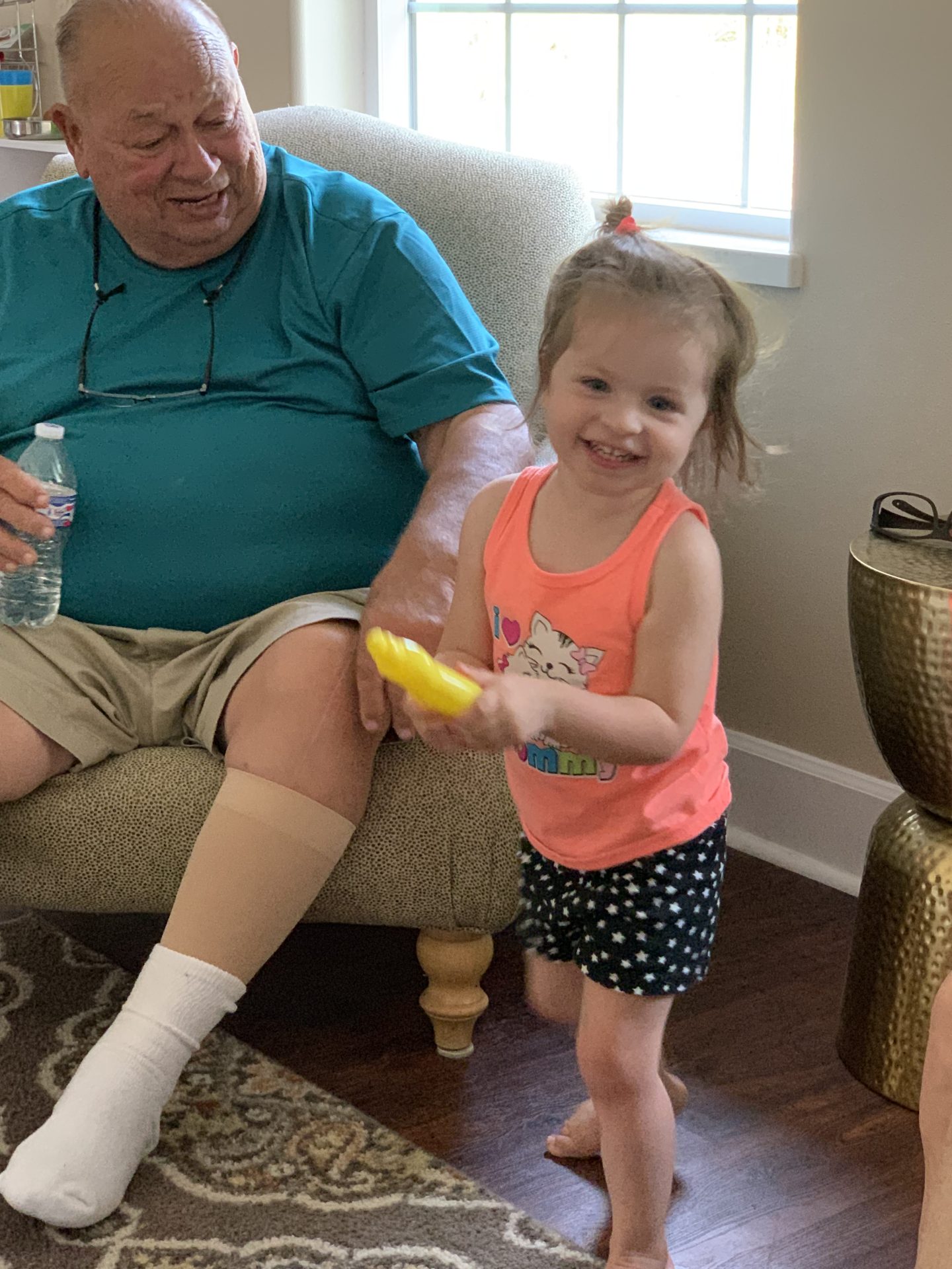 Bill enjoying  family