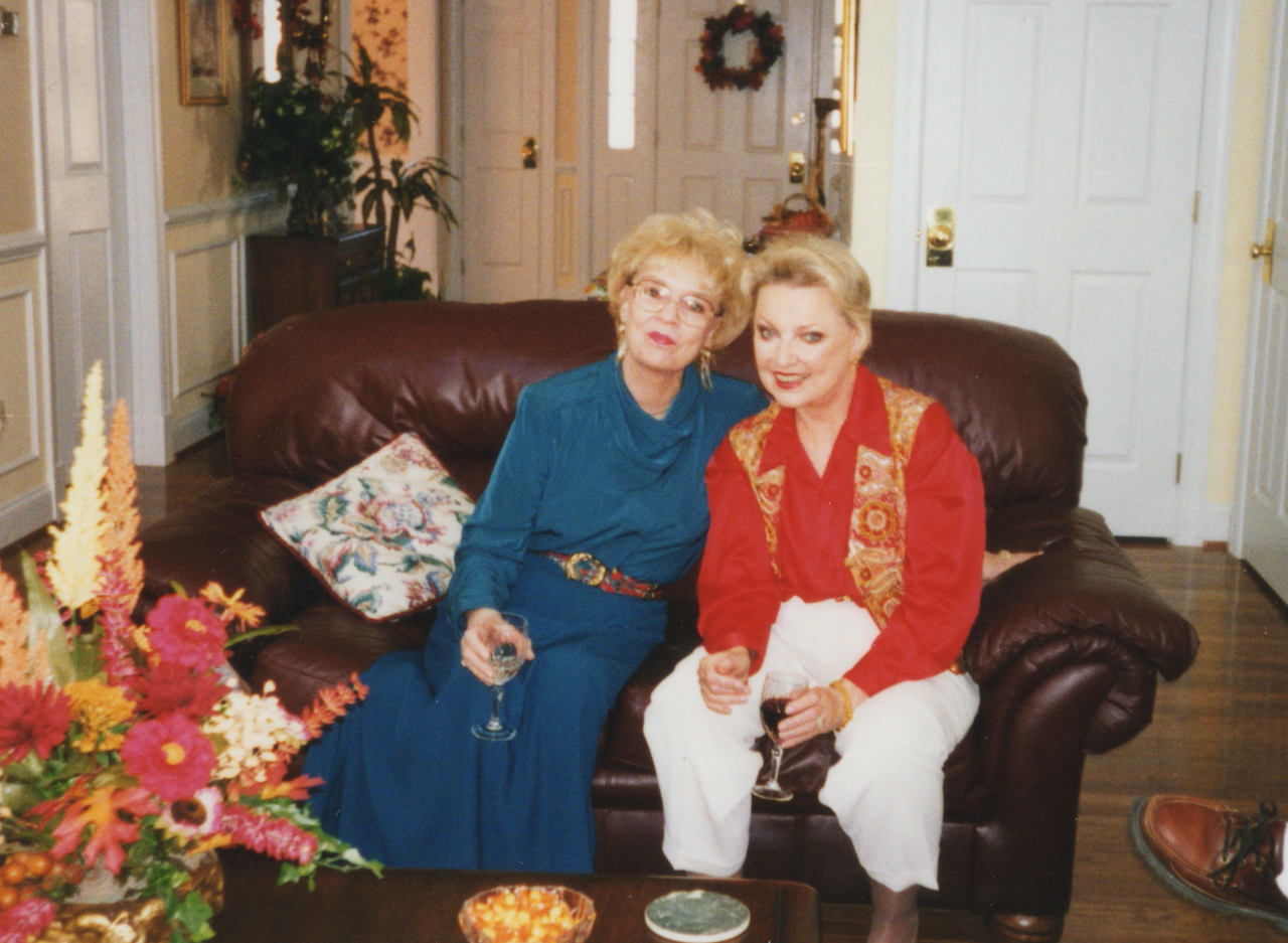 Ruthie with her sister Carol in North Carolina