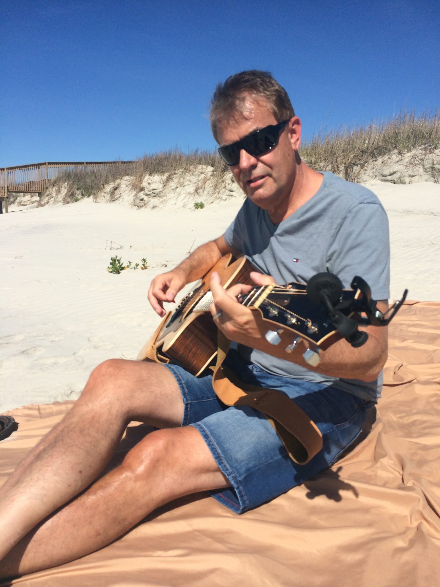 Playing at Sunset Beach