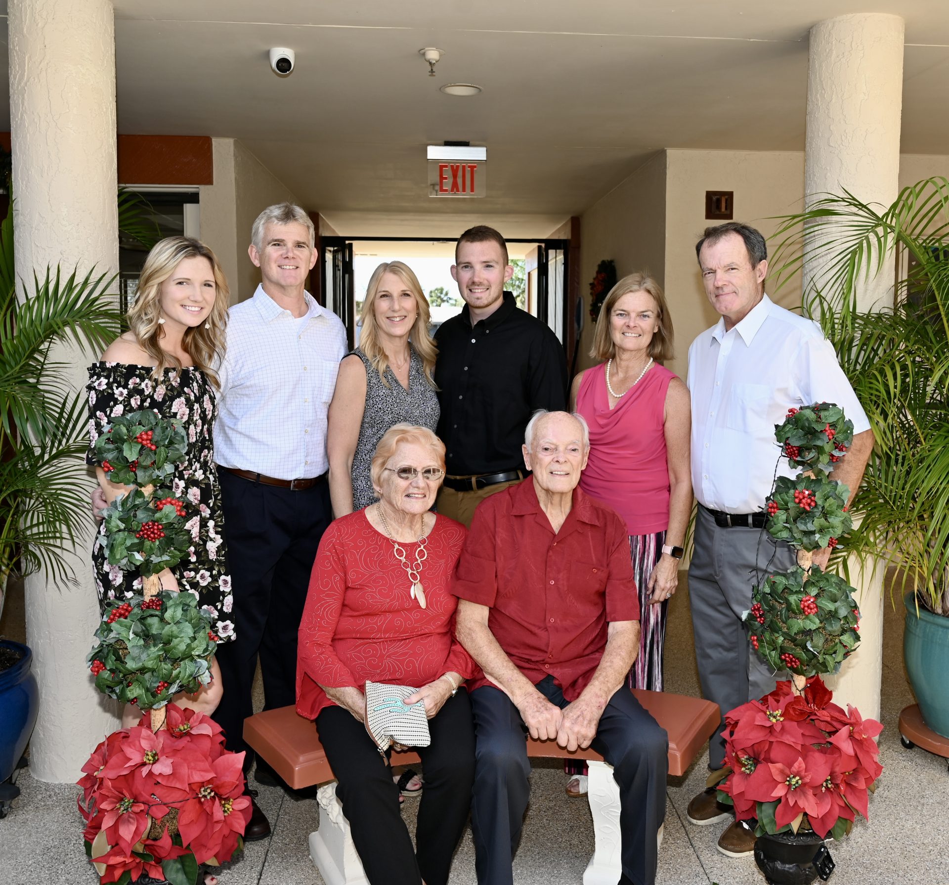 At their 70th wedding anniversary party.