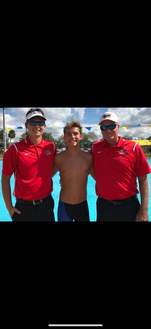 Ethan, Aaron, and Coach Bill!