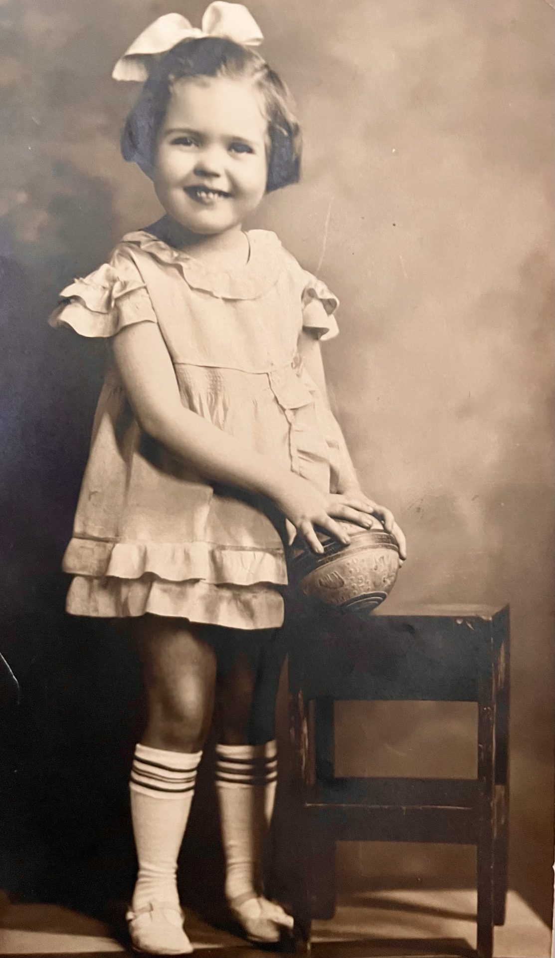 Her beautiful face never changed.