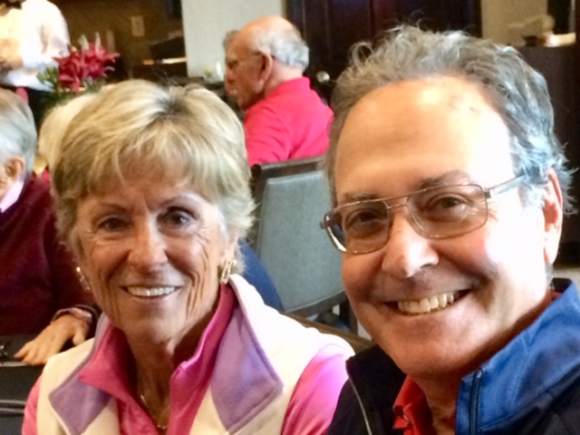 after golf in the bar