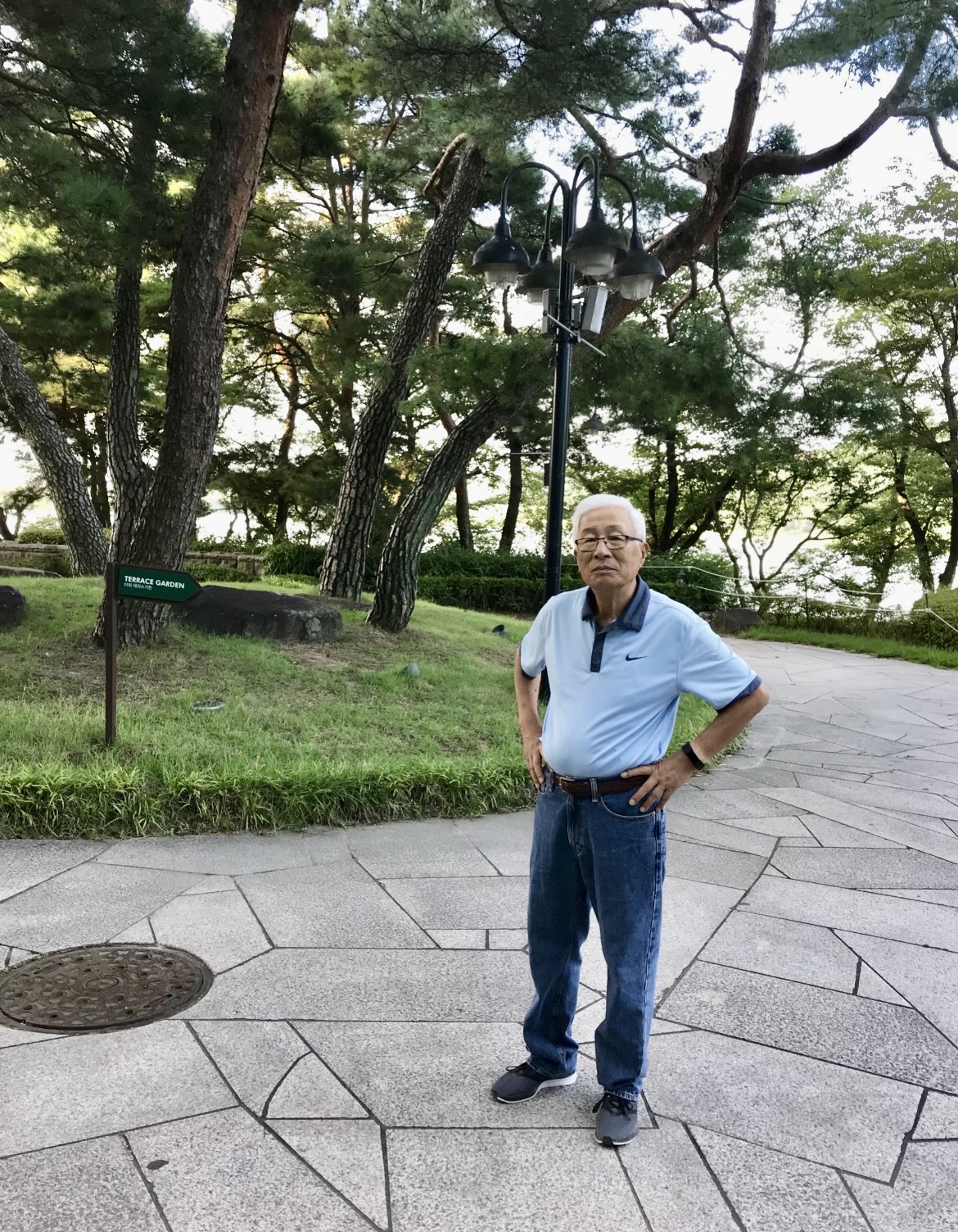 A rare photograph by himself