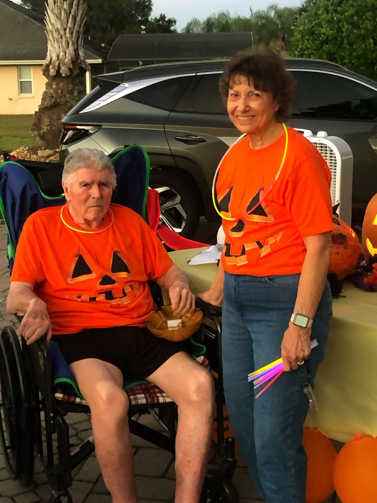 He wears the mask all year