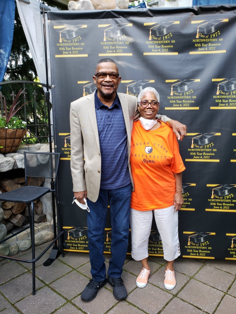 Sterling and I @Northwestern's Meet and Greet  for 50th class reunion