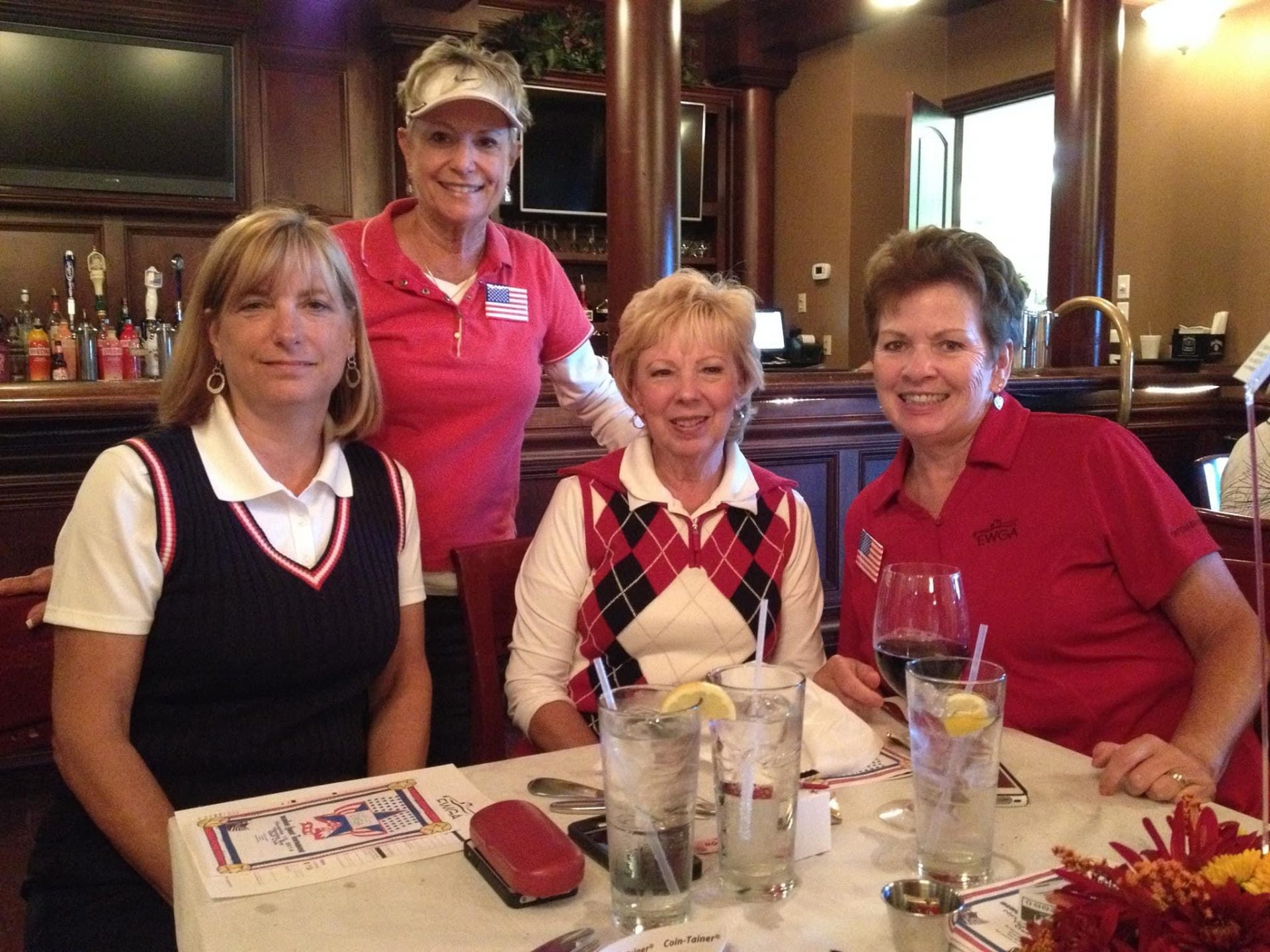 Mom and golf friends