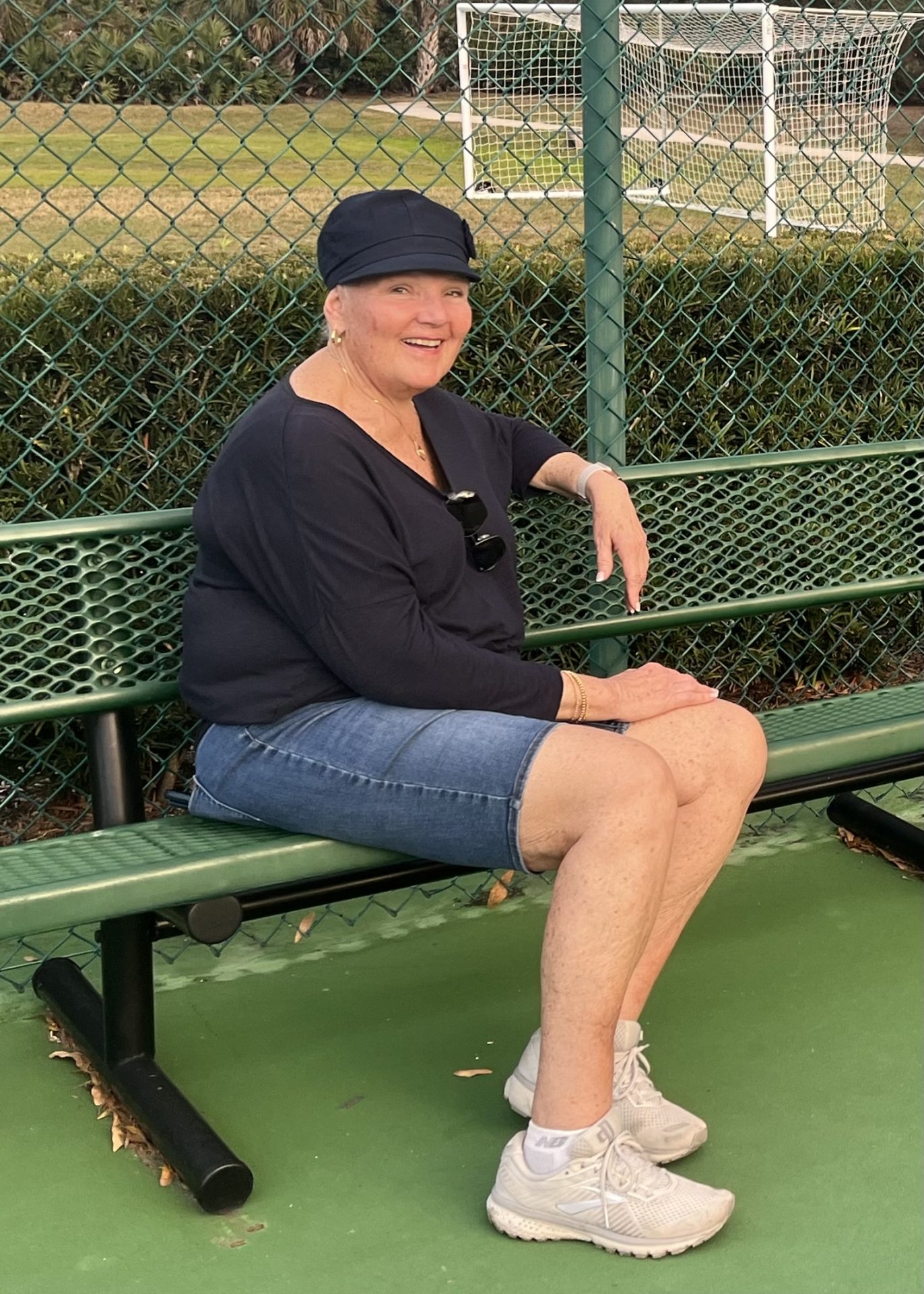 At the tennis courts watching pickleball before going to Liv’s and Michelle’s to play cribbage with Mark while the rest of us watch the Superbowl.