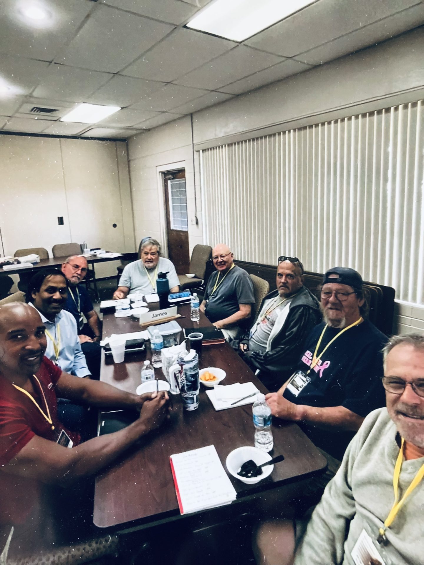 Discipleship Walk 2024 table of James.<br />
<br />
We will all miss you, Brother!