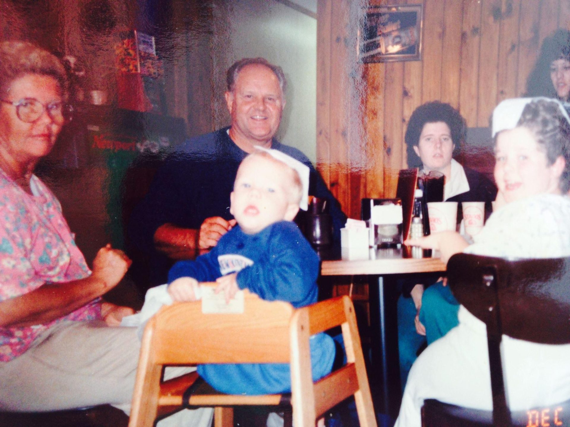 John David Jr. with Grandma <br />
Grandpa and Aunt Laura