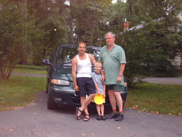 Rick on a visit to us at our home in CT in 2009.