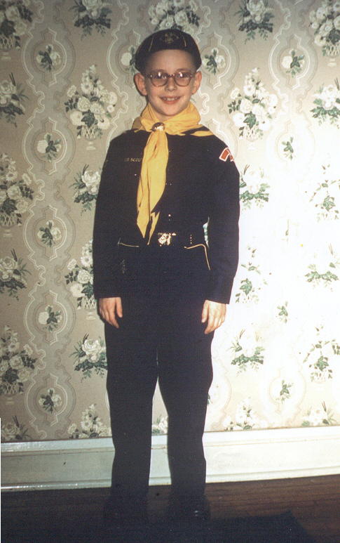 Rick as a Cub Scout.