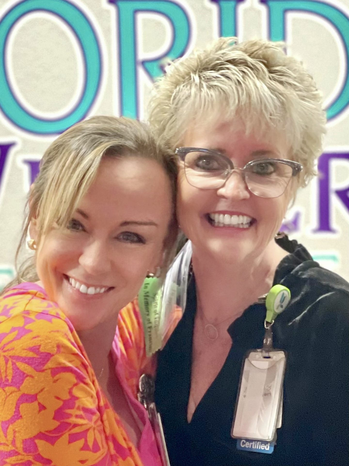 Sweet Candace & Traci… eternal optimists!