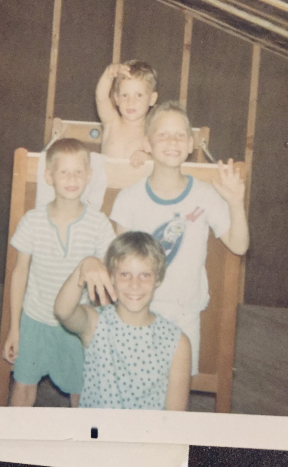 Nancy, Tony, David And Mark at the house on 80 Brookside Dr. , New Providence, NJ during the late 60’s!