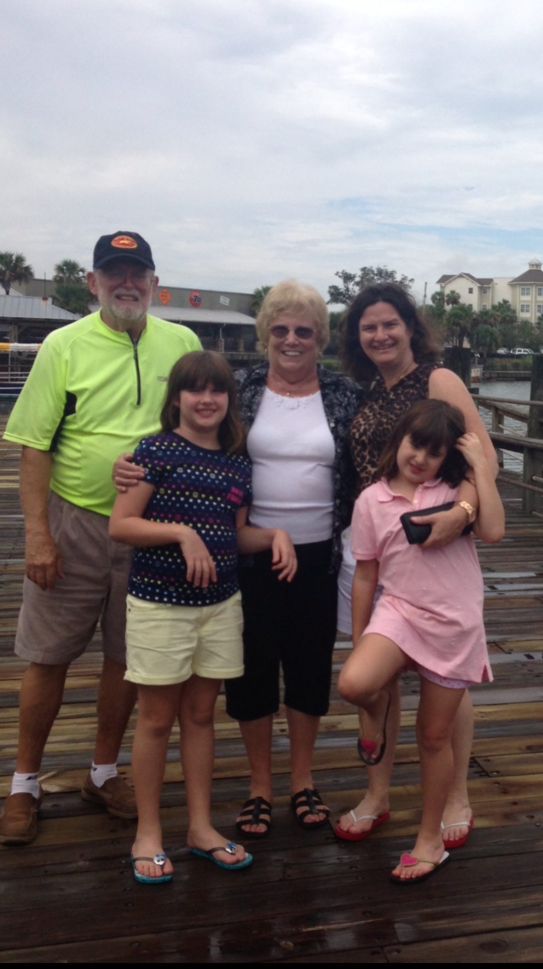 Visiting the Villages with my daughters! My American parents!