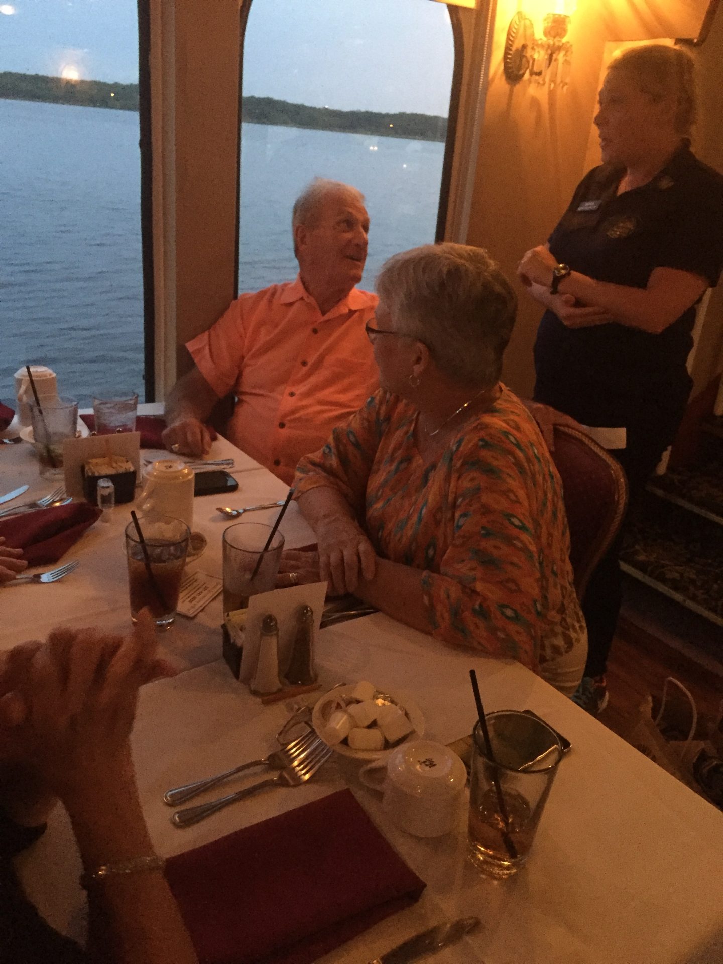 A Riverboat Dinner Cruise with our Bonita Golf Foursome.  Good Times!