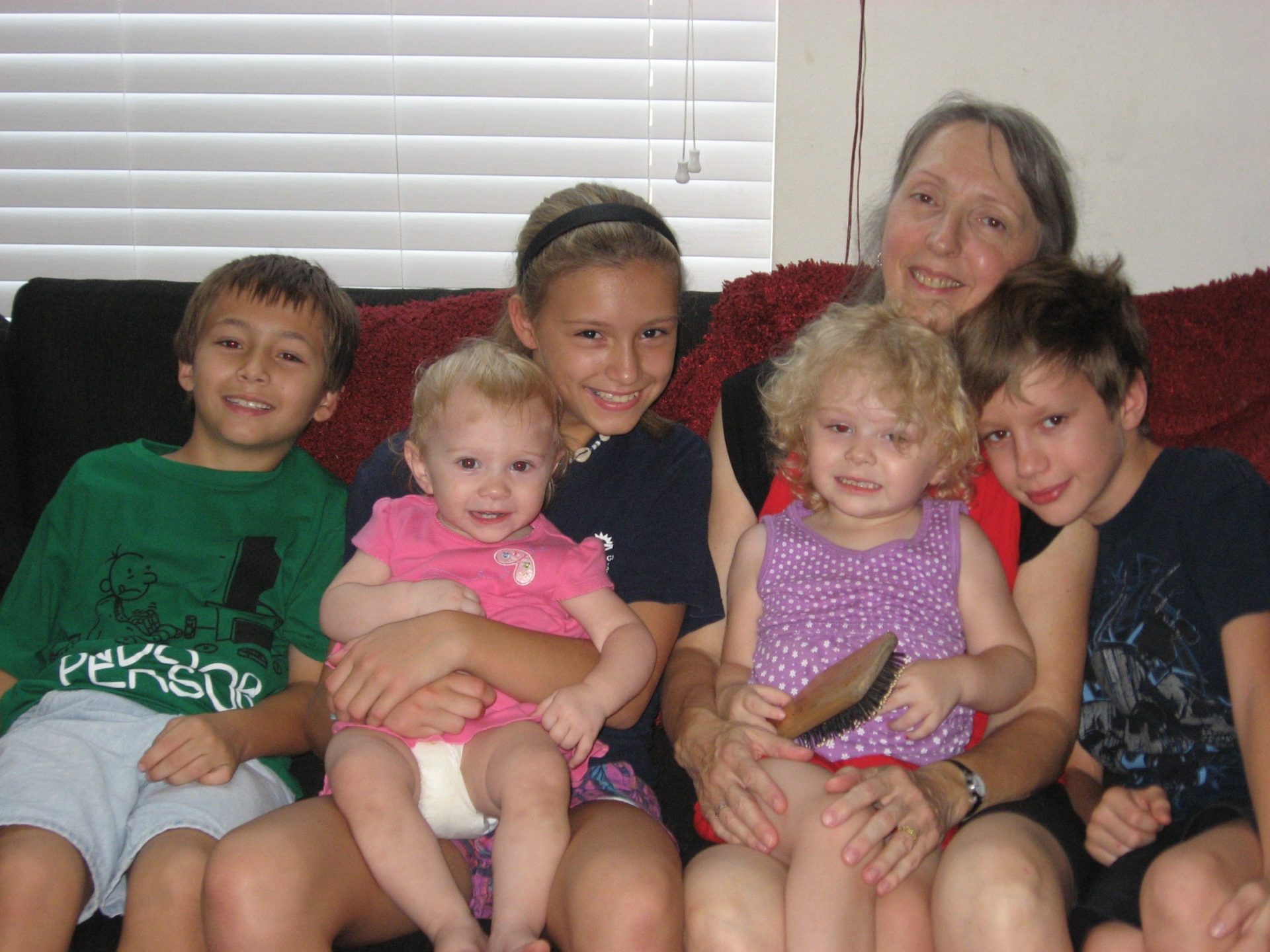 Ben, Mia, Abby, Isabel, Pat, and Steven, July 2010