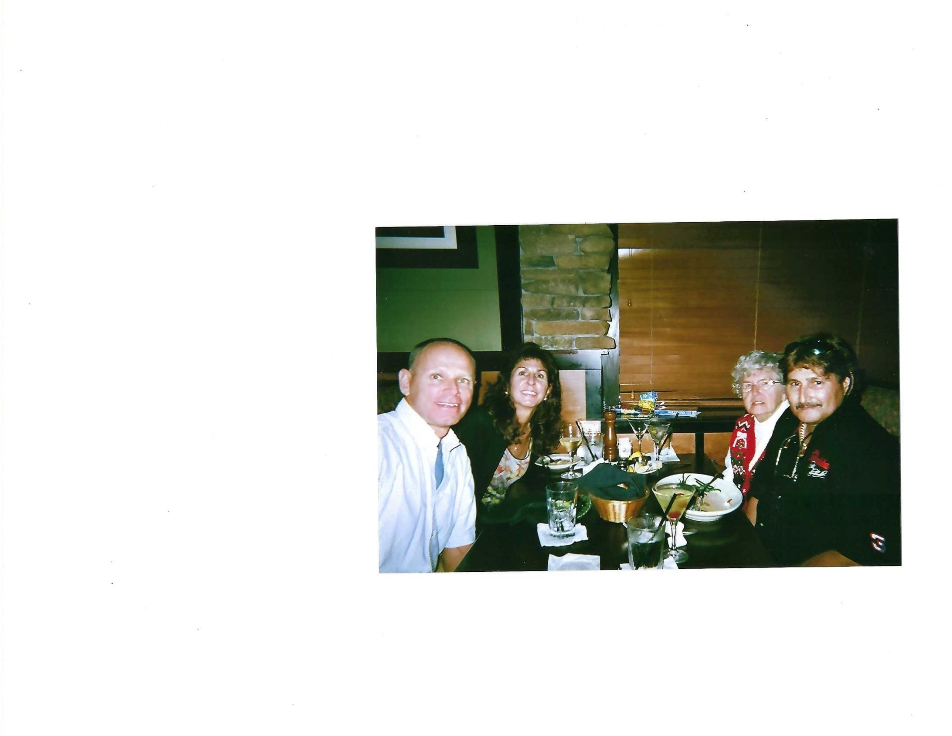 Out for Christmas Dinner (Phil, Barbara, Katherine, and David)