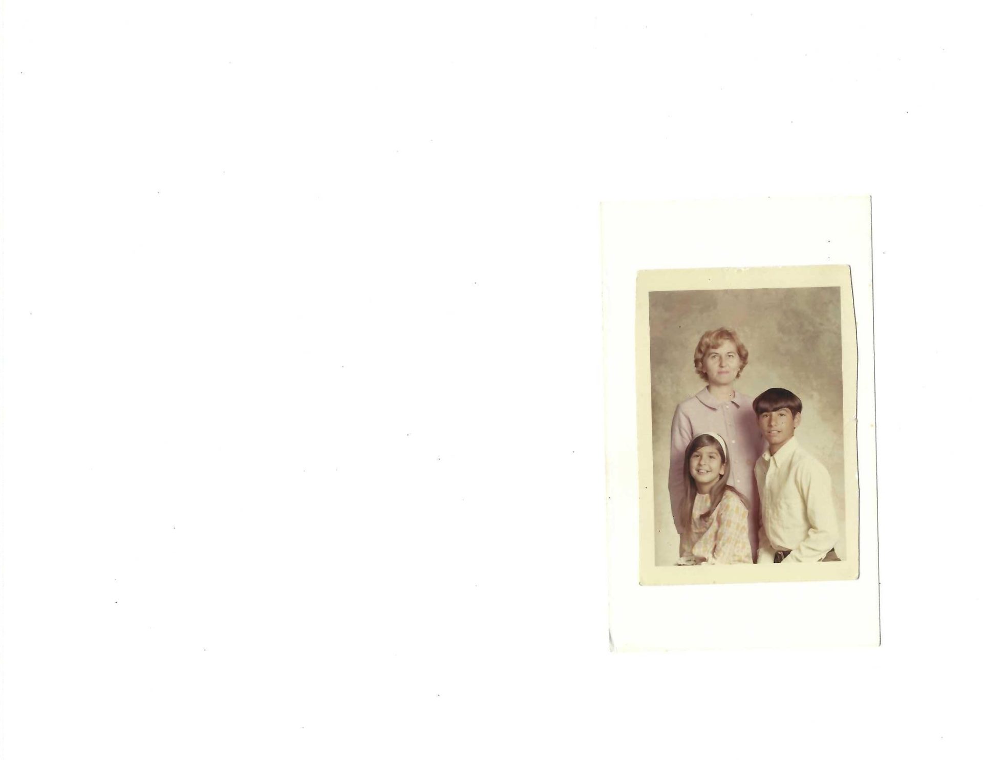 Mom, David, and Barbara a year after Daddy's passing