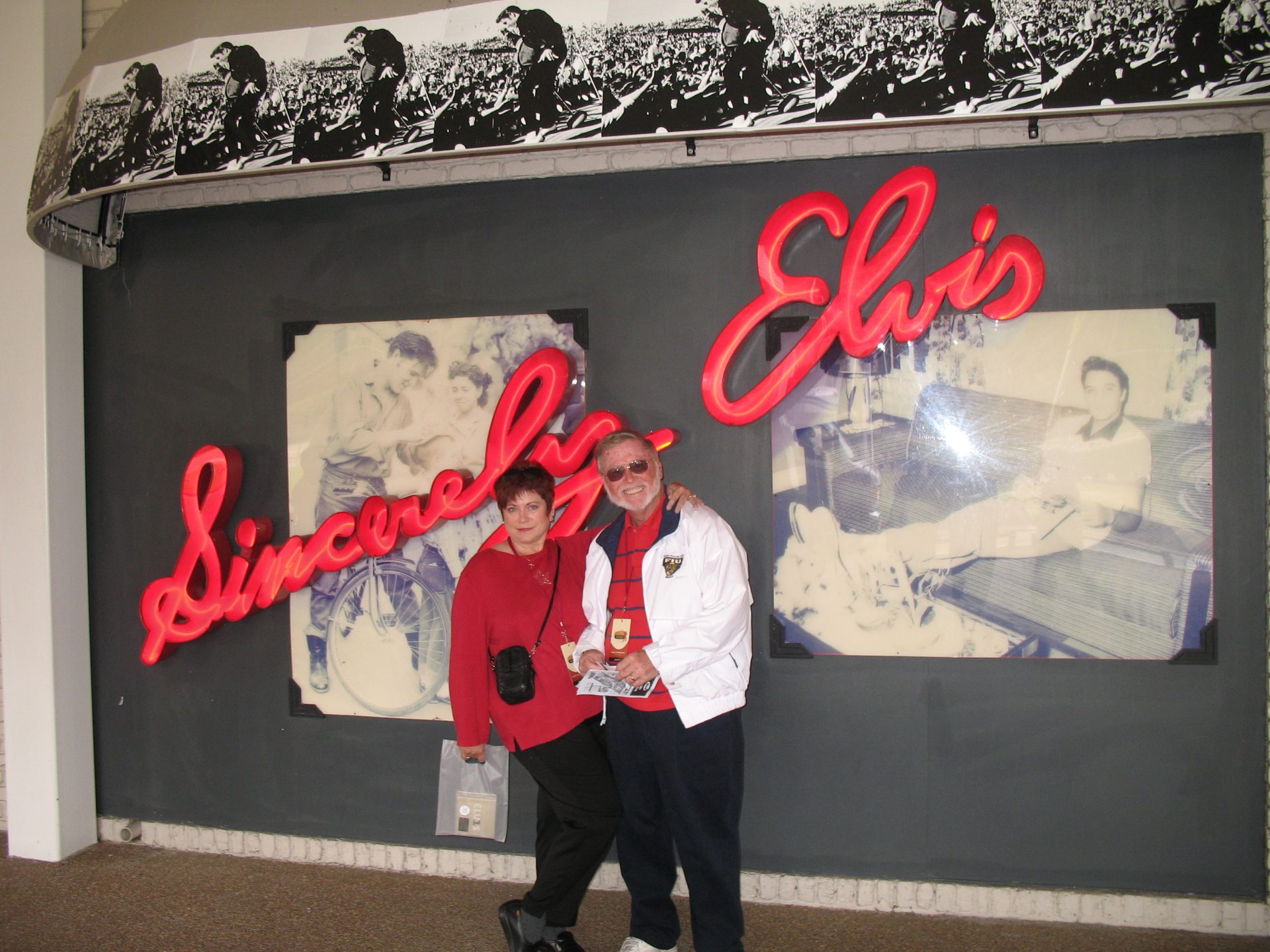 One of our favorite memories of Blanca was back in 2006 - - when we took a road trip with Blanca and Tom to watch FIU play the University of Alabama in Tuscaloosa, Alabama. After the football game, we drove onto Memphis to visit Graceland and tour the Elvis Museum.