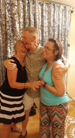 Pat, Arnie,and Carolyn-Long Time Buddies