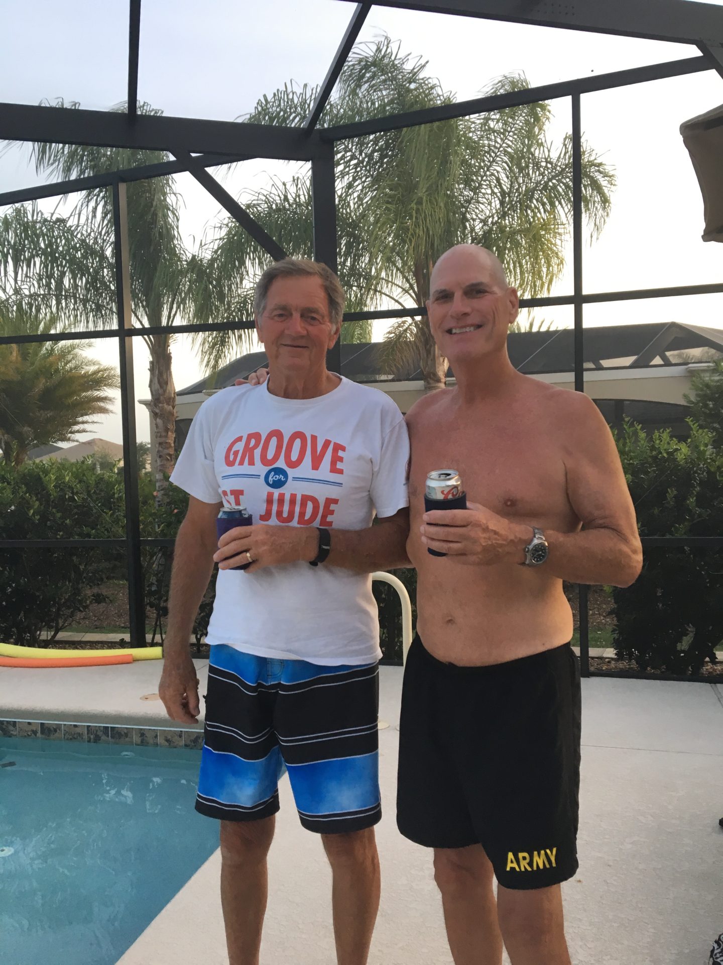 Bob and I enjoying the day!  He was a great friend - He was always there when I was facing my struggles.  A keen mind and a wonderful story teller.  I will miss our lunches together.