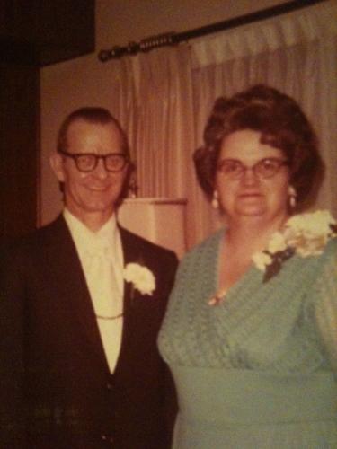 Boyd and Dorathea at John & Laura's wedding reception in 1973