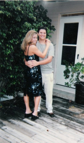 Brian and Kahlin in 2000