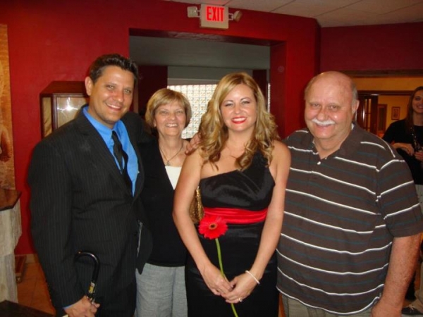Brian, Kahlin, Bob and Linda at Our Lady of Lourdes Church, Daytona Beach