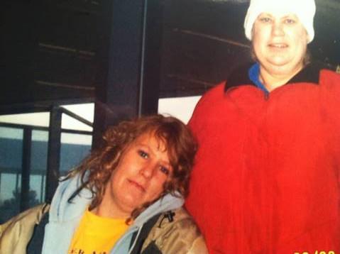 barb & her oldest sister carol who passed away from breast cancer in 2007 R.I.P