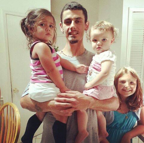 This is my brother Jon, and his three daughters.